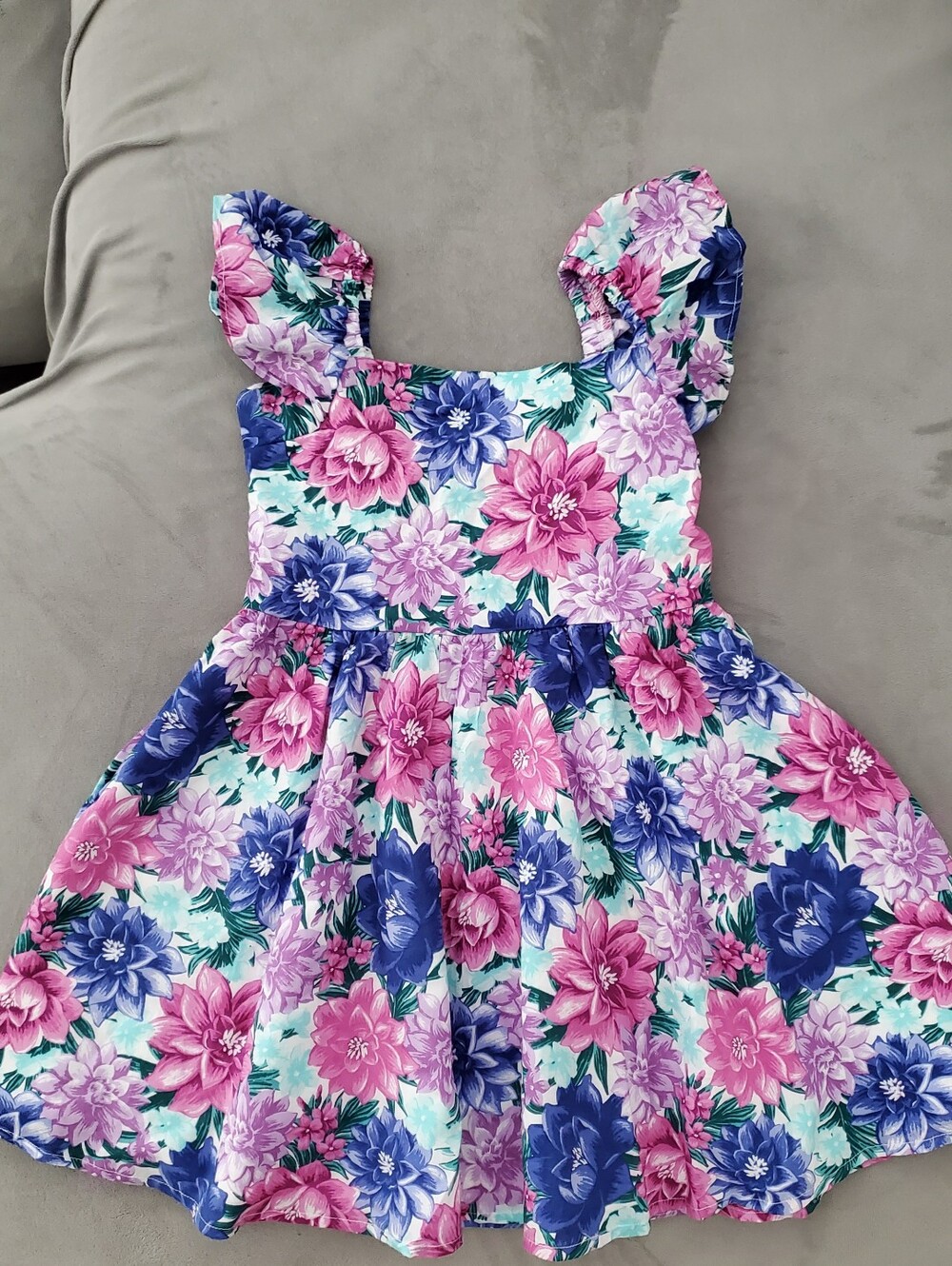 Janie and Jack Floral Bright Dress